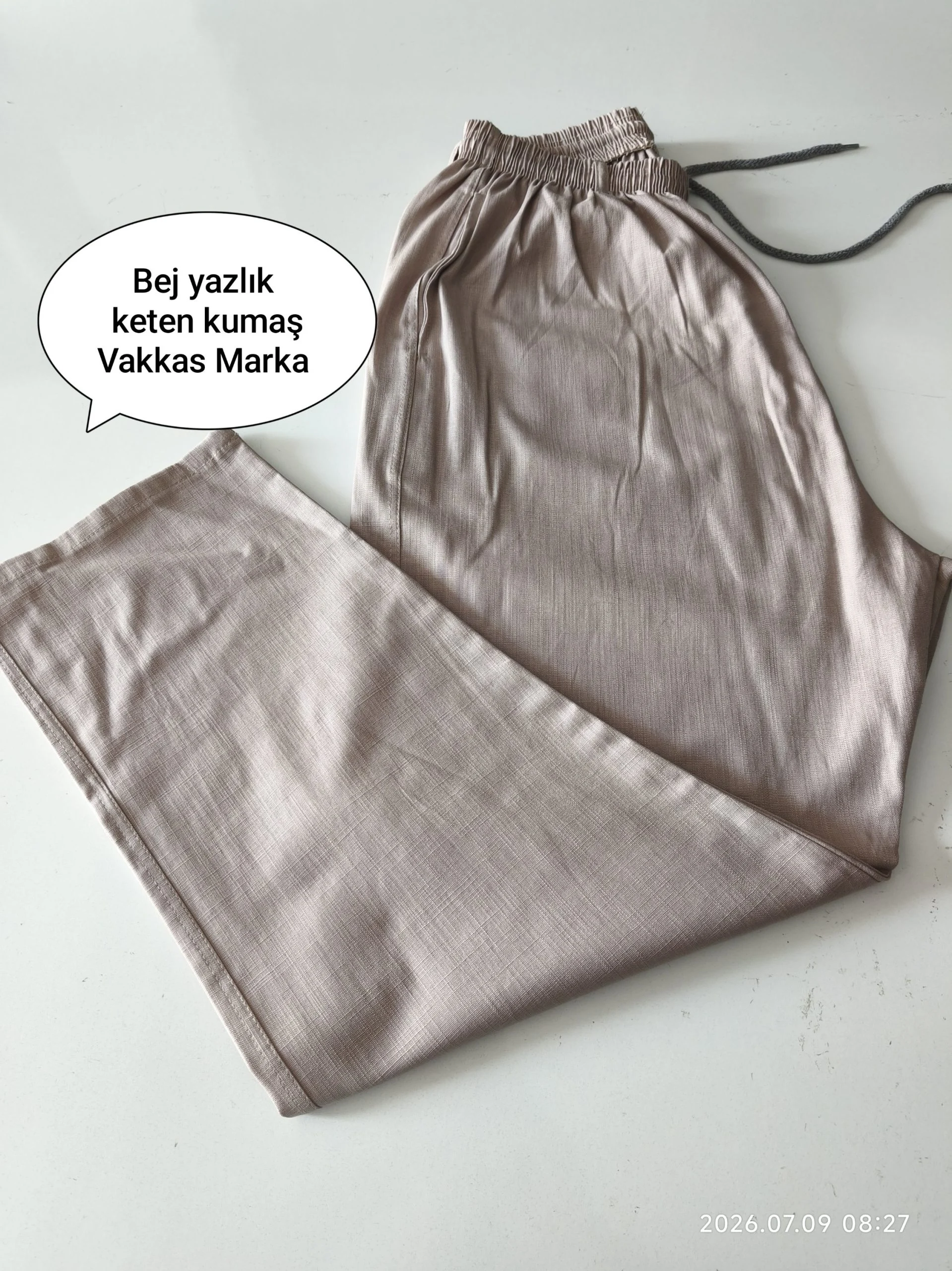 Vakkas Yazlık Keten Yarım Şalvar - Görsel 6
